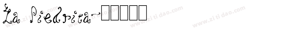 La Piedrita字体转换